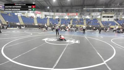66 lbs Rr Rnd 2 - Aaliyah Gutierrez, Pomona Elite vs Colten Skidmore, Bear Cave WC