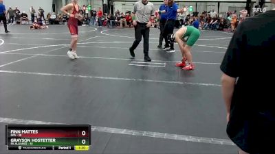 100 lbs Round 3 (4 Team) - Grayson Hostetter, PA Alliance vs Finn Mattes, GPS