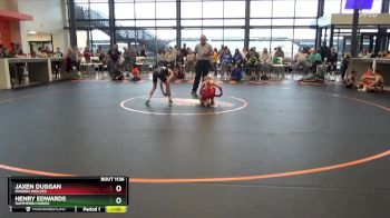 B-19 lbs Cons. Round 1 - Jaxen Duggan, Marion Wolves vs Henry Edwards, Hammerin Hawks