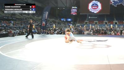 113 lbs Cons. Rd Of 64 - Kaden Haakinson, South Dakota vs Fernando Morales, Texas