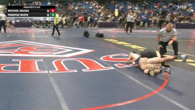 126 lbs Round Of 128 - Michael Madda, GA vs Preston White, SC