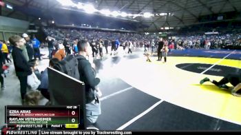 38-40 lbs 1st Place Match - Ezra Arias, Hoquiam Jr. Grizzly Wrestling Club vs Raylan Veitenheimer, Askeo International Mat Club