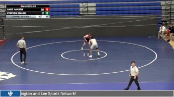 149 lbs Champ. Round 2 - Gabe Hansen, Ohio Northern University vs Stephen Bialek, Elizabethtown College