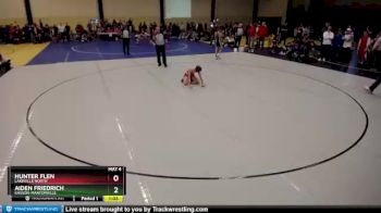 120 lbs Champ. Round 1 - Aiden Friedrich, Kasson-Mantorville vs Hunter Flen, Lakeville North