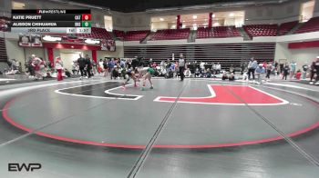 105 lbs 3rd Place - Katie Pruett, Catoosa High School Girls vs Alisson Chihuahua, Bartlesville High School Girls