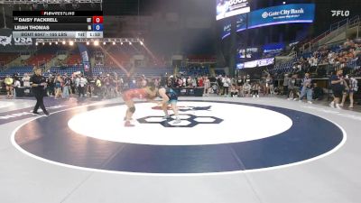 155 lbs Cons. Sub-rd Of 32 - Daisy Fackrell, UT vs Leiah Thomas, IA