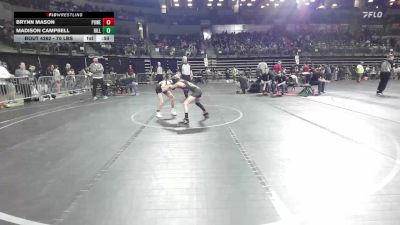 80 lbs Quarterfinal - Brynn Mason, Power Half Wrestling Academy vs Madison Campbell, Hillsborough