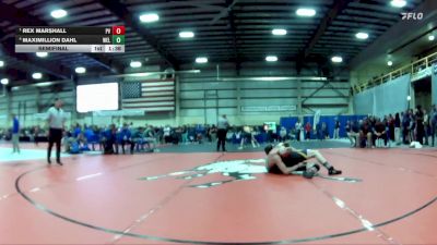 144 lbs Semifinal - Rex Marshall, Pahranagat Valley vs Maximillion Dahl, Wells