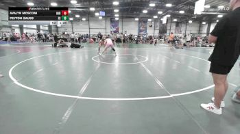 152 lbs Rr Rnd 1 - AvaLyn Mosconi, Indiana Athena vs Peyton Gauss, Flickr Girlz
