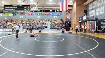 141 lbs Quarterfinal - Isham Peace, Lander vs Elijah Millsaps, Lincoln Memorial
