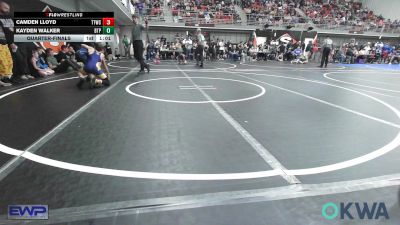 90 lbs Quarterfinal - Camden Lloyd, Team Tulsa Wrestling Club vs Kayden Walker, Tulsa Blue T Panthers