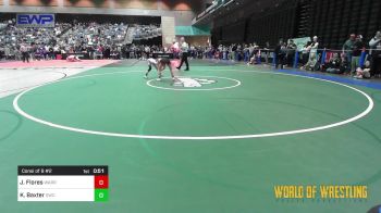 70 lbs Consi Of 8 #2 - Jaslynn Flores, Warriors Of Christ Wrestling vs Kalaya Baxter, Grizzly Wrestling Club