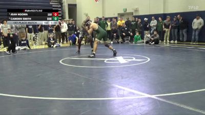 215 lbs 1st Place Match - Jean Ngoma, Xavier, Cedar Rapids vs Camden Smith, Dubuque Hempstead
