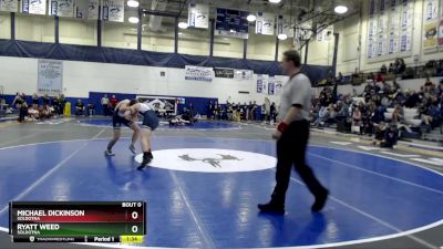 152 lbs Semifinal - Michael Dickinson, Soldotna vs Ryatt Weed, Soldotna