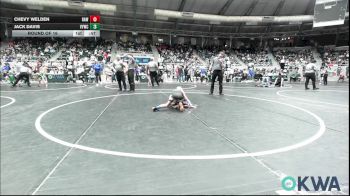 58 lbs Round Of 16 - Chevy Welden, Raw Wrestling Club vs Jack Davis, Verdigris Youth Wrestling