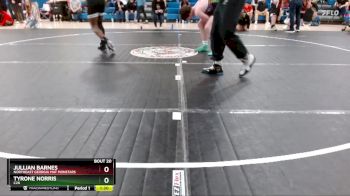 143 lbs Semifinal - Jullian Barnes, Northeast Georgia Mat Monstars vs Tyrone Norris, C2X