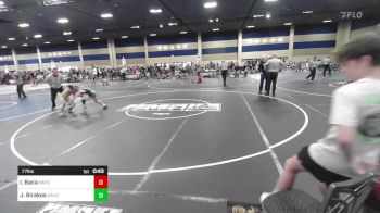 77 lbs Consolation - Isaiah Baca, NM BadBoyz vs Jayse Birakos, Oakdale WC