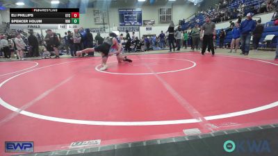 140 lbs Final - Eli Phillips, Grove Takedown Club vs Spencer Holum, Vinita Kids Wrestling