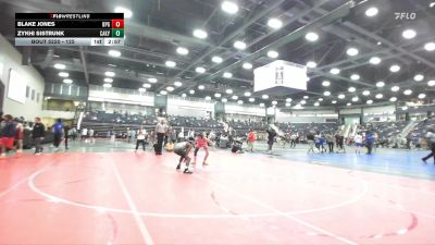 125 lbs Cons. Round 2 - Blake Jones, Unattached - Emmanuel vs Zykhi Sistrunk, Campbellsville (Ky.)