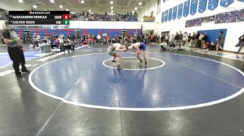 120 lbs Cons. Round 3 - Alekzander Isbelle, University vs Colton Rush, CDA 2