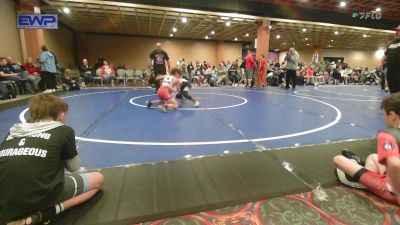 71-77 lbs Semifinal - Bryson Ireland, NORTH DESOTO WRESTLING ACADEMY vs Forrest Rose, Best Trained