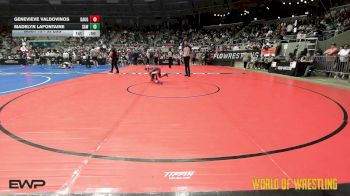 52 lbs Round Of 16 - Genevieve Valdovinos, Daughters Of Zion vs Madelyn LaFontaine, Simmons Academy Of Wrestling