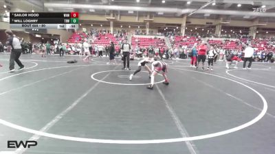 80 lbs 5th Place Match - Will Loghry, The Best Wrestler vs Sailor Hood, Wamego