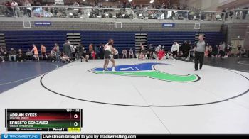 132 lbs Cons. Round 1 - Ernesto Gonzalez, Weiser Wrestling vs Adrian Sykes, Owyhee Storm