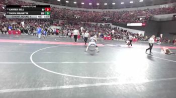 150 lbs Champ. Round 1 - Carter Bell, Ripon vs Talyn Brunette, Bay Port Wrestling