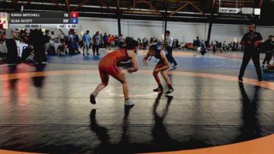 109 kg Rr Rnd 1 - Kirra Mitchell, The Chicken Coop Wrestling Club vs Elsa Scott, New York Military Academy