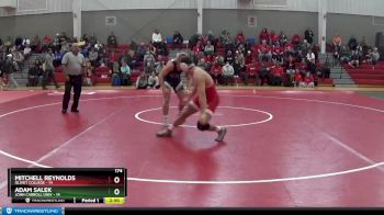 174 lbs Finals (2 Team) - Mitchell Reynolds, Olivet College vs Adam Salek, John Carroll Univ