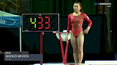 Shoko Miyata - Vault, Japan - 2018 International Gymnix