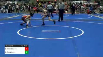 96 lbs Prelims - Quinten Cassiday, West Michigan Pursuit vs Ryder Schulte, Grindhouse Wrestling