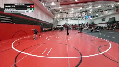 165 lbs Round 2 - Kyler Rios, Rock Canyon vs Diego Rivera, Overland