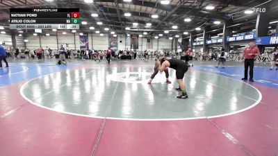220 lbs Consi Of 16 #2 - Nathan Pond, FL vs Atilio Colon, MA
