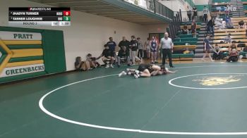 132.0 Round 3 - Tanner Loughrie, Haven High School vs Jhadyn Turner, Hoisington High School