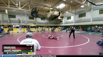 55 lbs Cons. Round 1 - Walker Davis, Watford City Wolves vs Taggart Anderberg, Mobridge Youth Wrestling