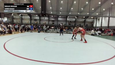 Junior FK - 215 lbs Champ. Round 1 - Aiden Eagle, Marysville Wrestling Club vs Deklin Graham, Ellensburg Wrestling Club