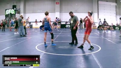 112 lbs Quarterfinal - Jaxsun Owens, Fuzzy Bees vs Isaac Weber, Ringers