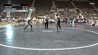 6A 157 lbs Semifinal - Ben Lewis, Spanish Fort vs Charles Knight, Gulf Shores