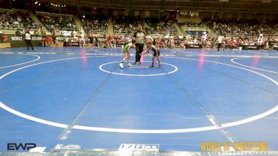 58 lbs Consi Of 32 #2 - Anthony Alvarado, ALL AMERICAN WRESTLING CLUB vs Braylen Marion, Mat Psycho