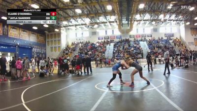 140 lbs Quarterfinal - Claire O`Donnell, Unattached vs Jayla Sanders, Outkast