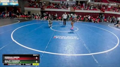 152 lbs Round 1 (8 Team) - Morgan Green, Canyon Randall vs Bailey Chancey, Fort Worth Benbrook