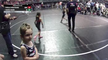 44-47 lbs Quarterfinal - Stella Wolfgang, Broken Bow Wrestling Club vs Alexa Klein, GI Grapplers