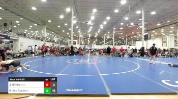 122 lbs Rr Rnd 1 - Jack Silfies, Revival Red vs Blaze Van Gundy, Beast Of The East