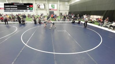 Junior Boys - 113 lbs Cons. Round 3 - Caden Herrera, Driller Wrestling Club vs Aiden Bastian, Sanderson Wrestling Academy