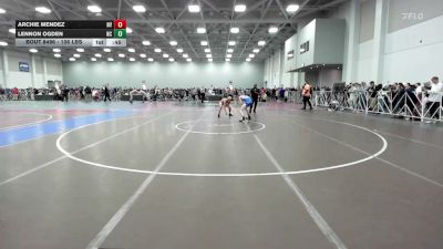 106 lbs Consi Of 32 #2 - Archie Mendez, NV vs Lennon Ogden, NC