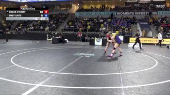 145 lbs Champ. Round 1 - Zoey Lints, Elmira College vs Grace O`Korn, West Liberty