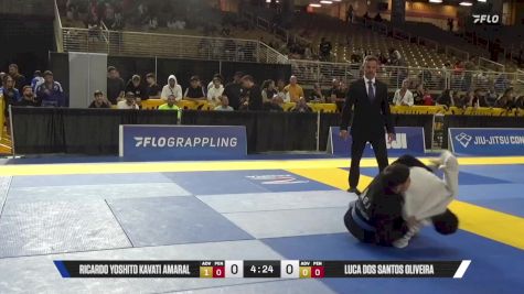 Luca Dos Santos Oliveira vs Ricardo Yoshito Kavati Amaral 2025 Pan Jiu Jitsu IBJJF Championship