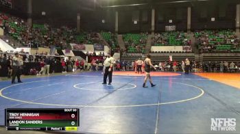 120 lbs Quarterfinal - Troy Hennigan, Bob Jones vs Landon Sanders, Hoover